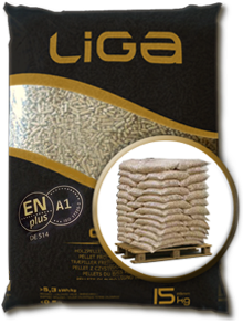 Wood pellets LIGA, pallete